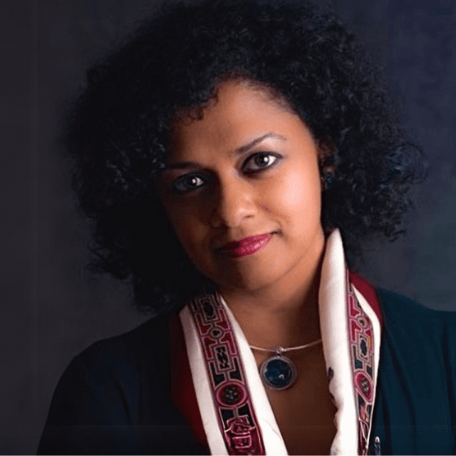 Shyama Kuruvilla, PhD. Profile photograph of the global health strategist and Senior Strategic Advisor at WHO.