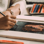 A collage showcasing the Artwork Submission process for the 3rd WCTCIM, featuring diverse art forms like painting and poetry.