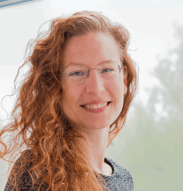 Professional headshot of Maren Michaelsen, a researcher from Germany, presenting her work on mind-body medicine.