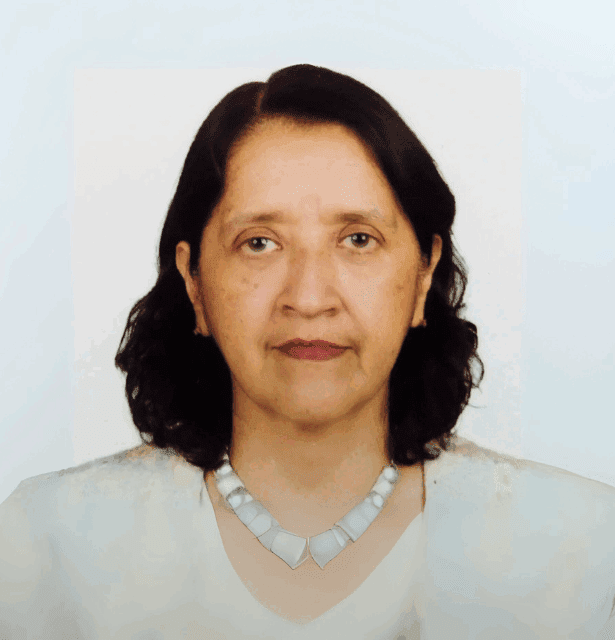 Professional headshot of Martha Lopez, a physician in internal medicine and a leading public health expert from Peru.